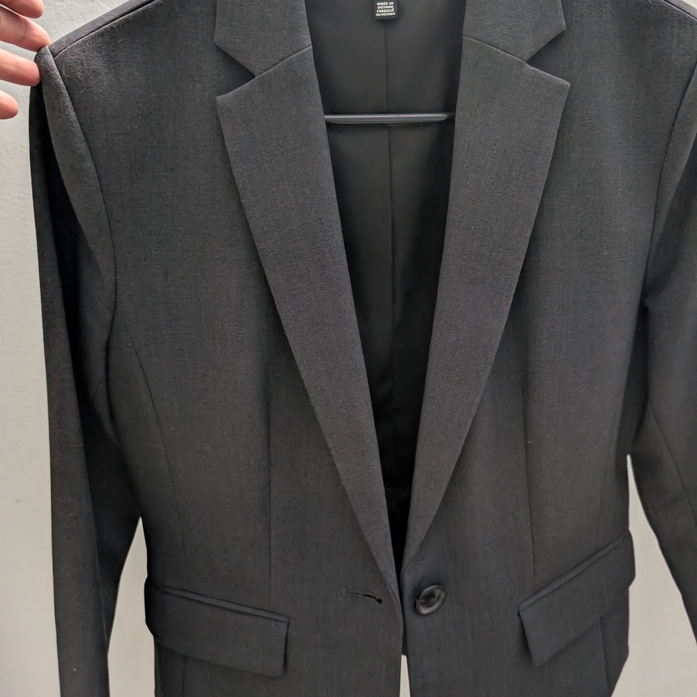 Ellen Tracy Women's Charcoal Blazer